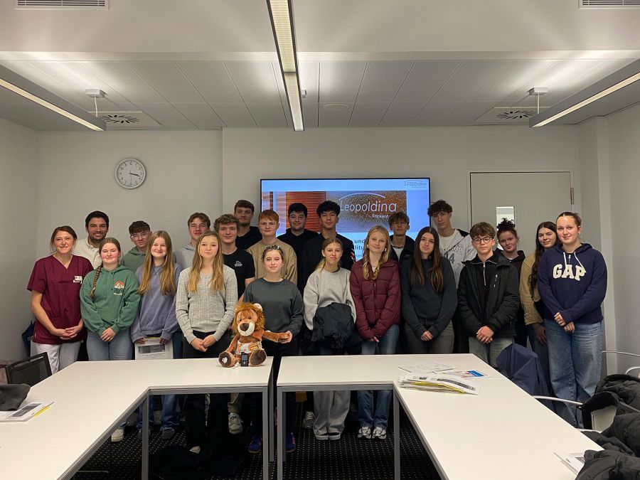 Gruppenfoto der Schulsanitäter bei der Diabetes-Schulung in Schweinfurt