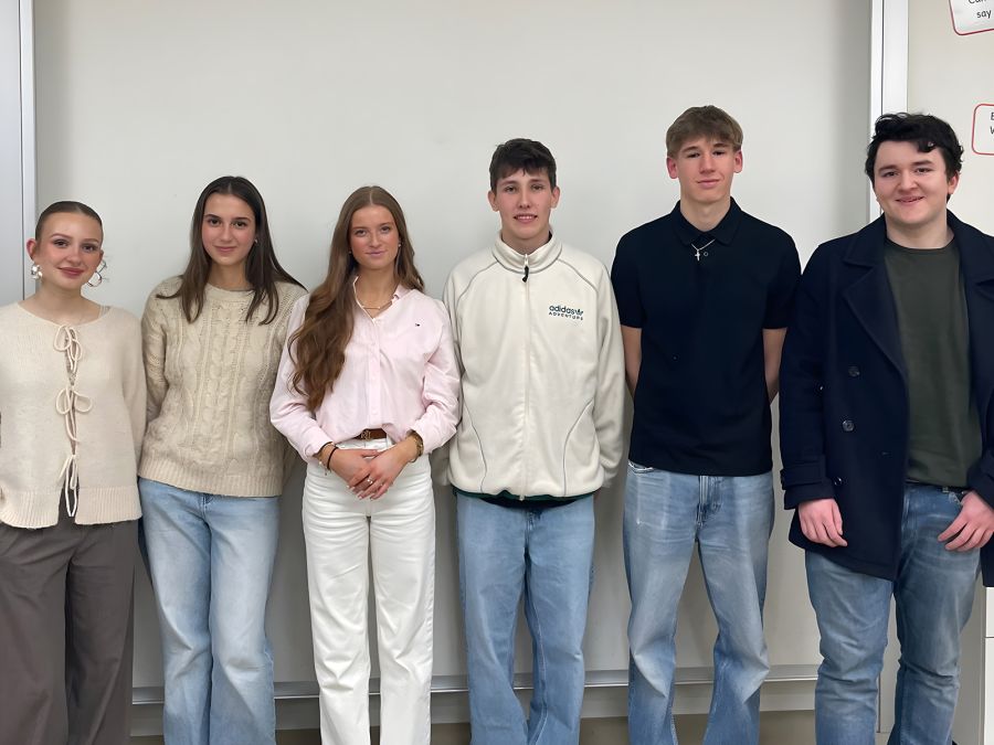 Schülerinnen und Schüler des Abiturjahrgangs