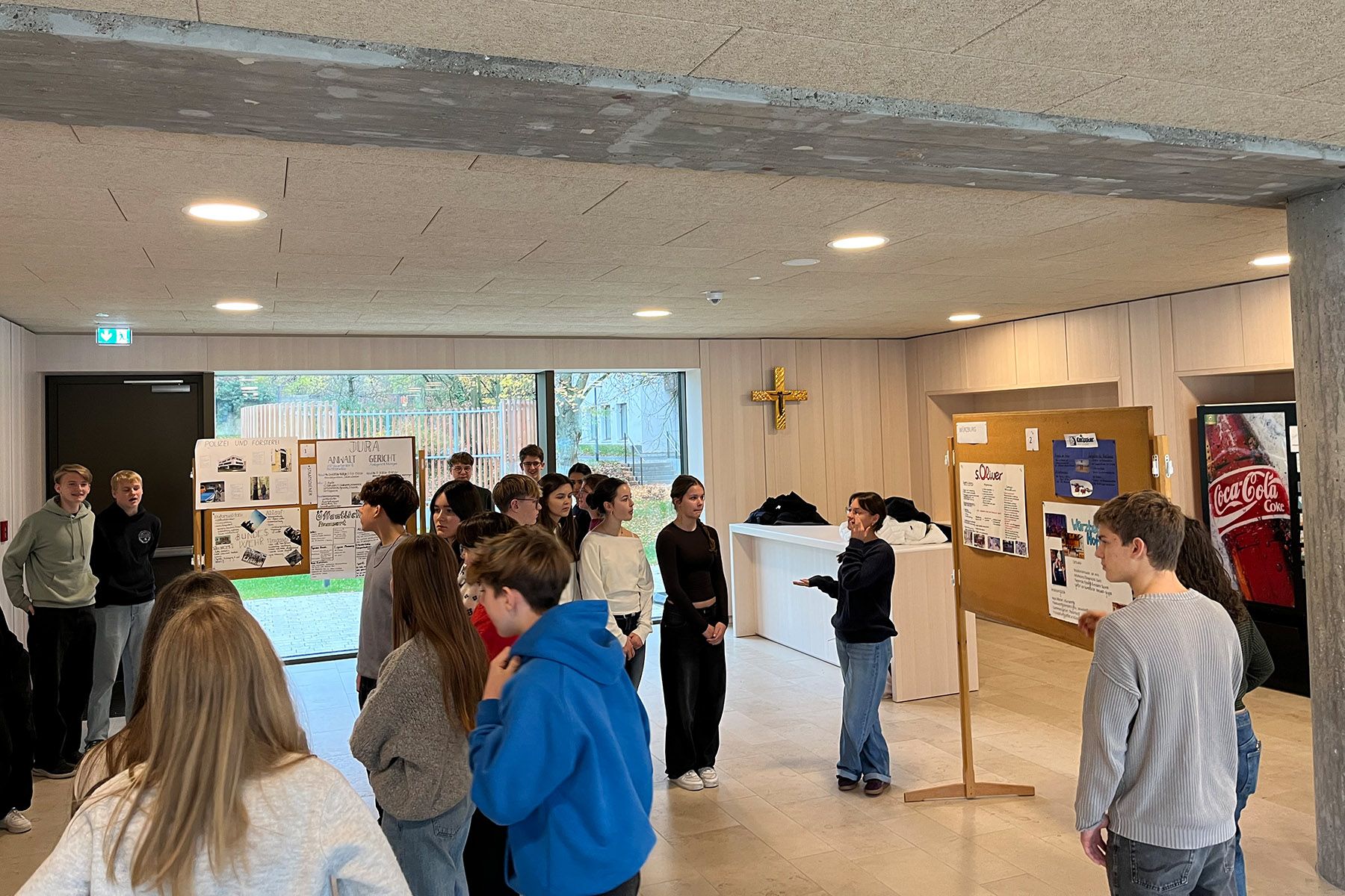 Am Marktplatz der Praktikumsbörse war viel los