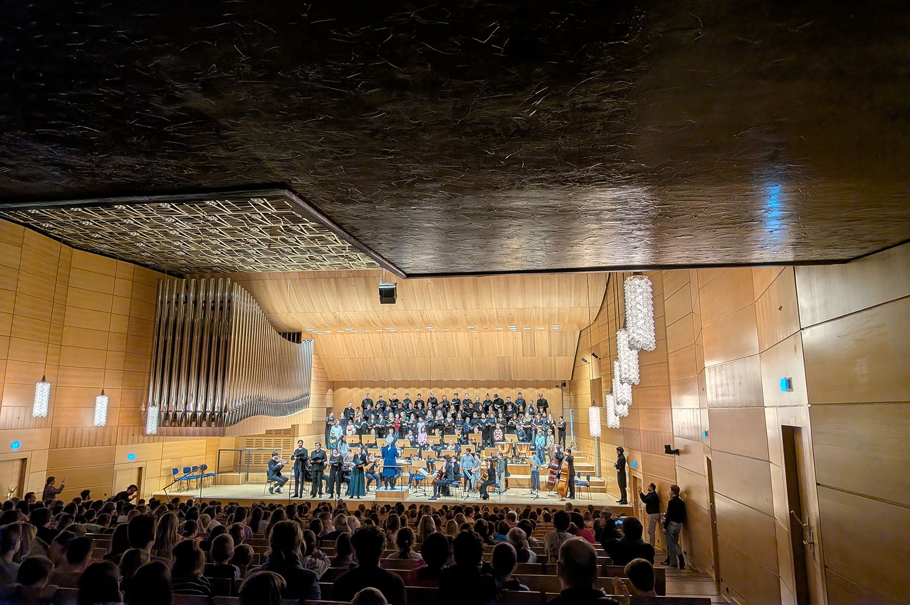 Blick auf die Bühne